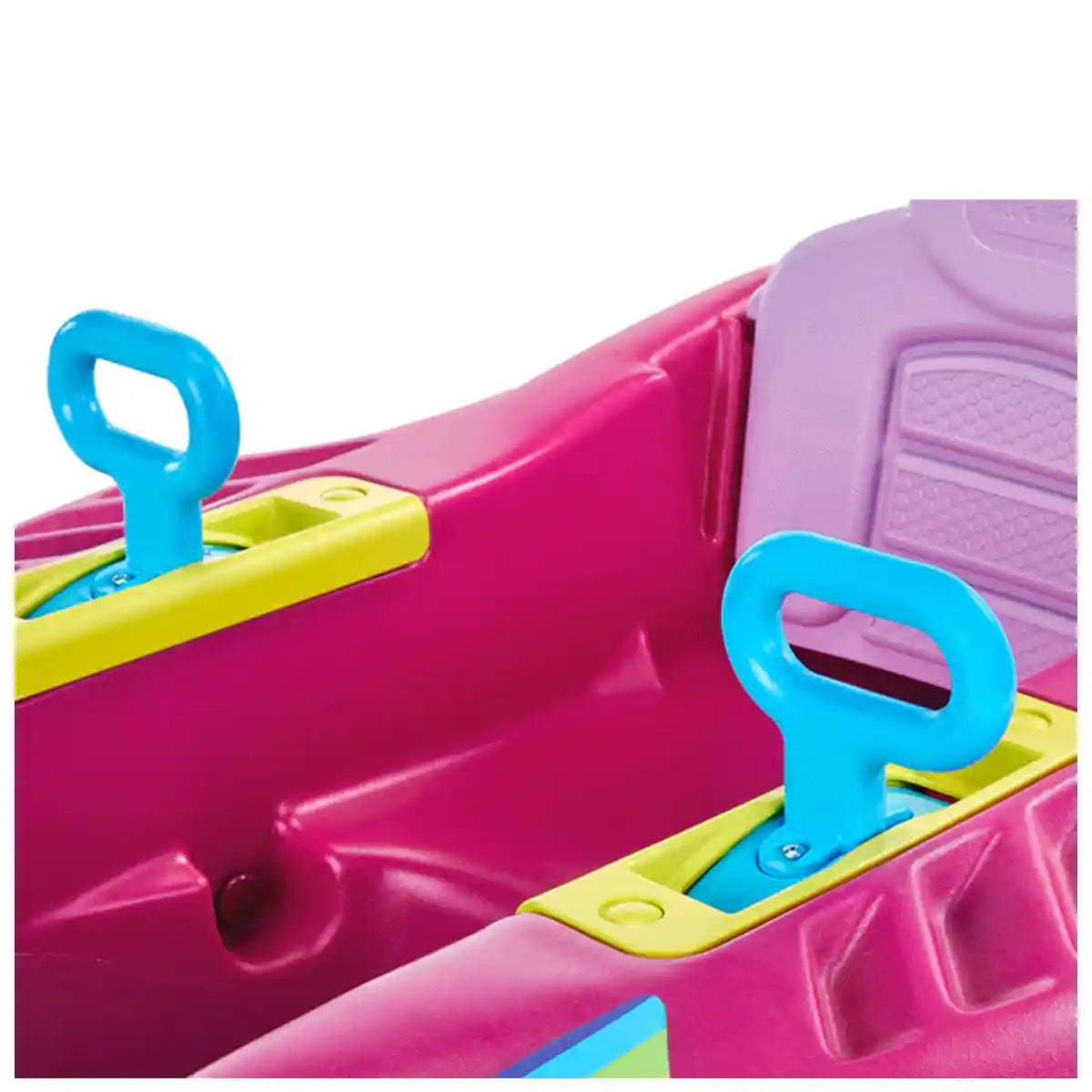 سيارة سباق جيت من ليتل تايكس - سيارة وردية بدواسة مع مقعد قابل للتعديل وإطارات للطرق الوعرة - لعبة سباق خارجية للأطفال من سن 3 إلى 10 سنوات