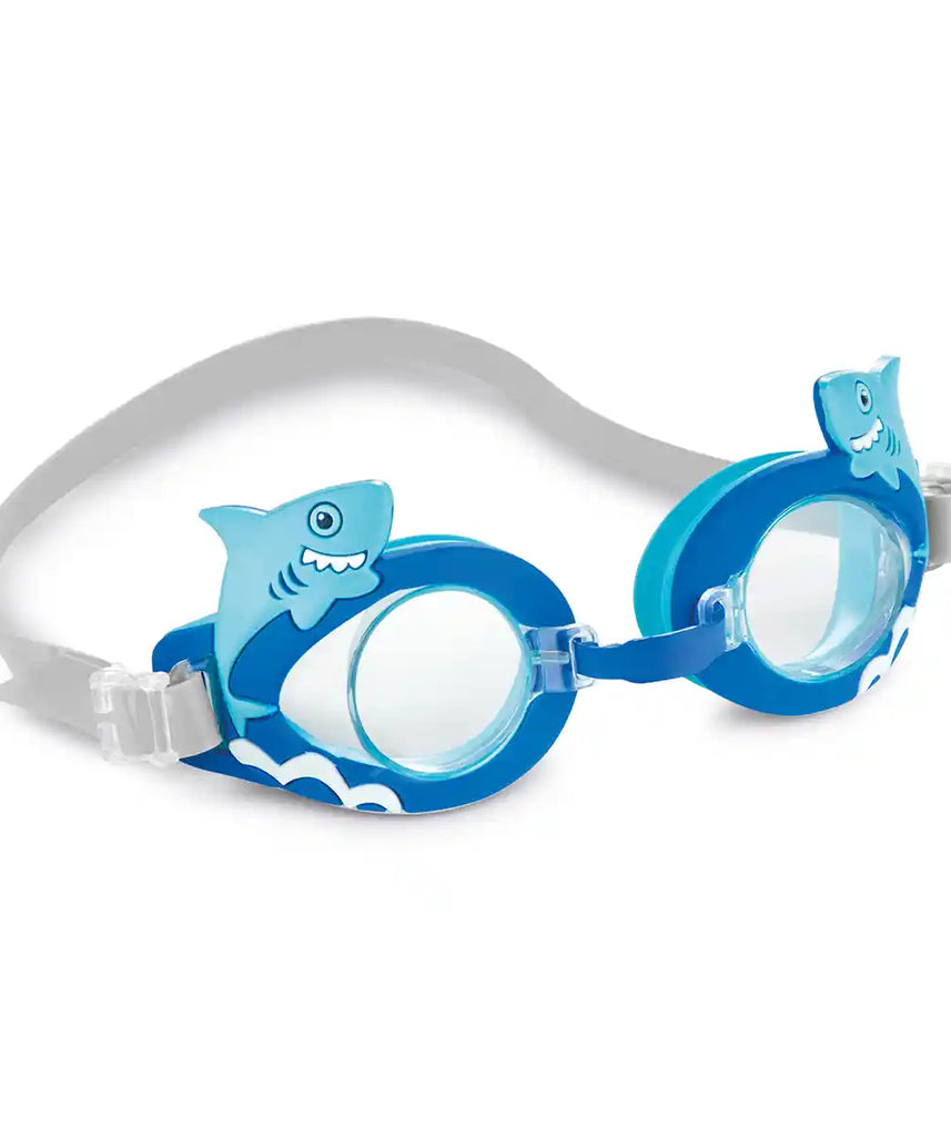 Intex 55610 Fun Kids Goggles, Assorted Colors, UV Protection, Ages 3-8