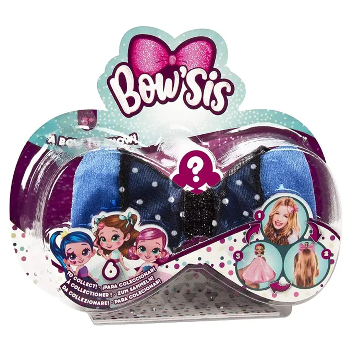 دمية باوزيس الصغيرة المتنوعة (قطعة واحدة) من آي إم سي تويز، دمية مفاجأة قابلة للتجميع مع ملحق فيونكة مخفية، ألعاب للبنات من سن 3 سنوات فما فوق