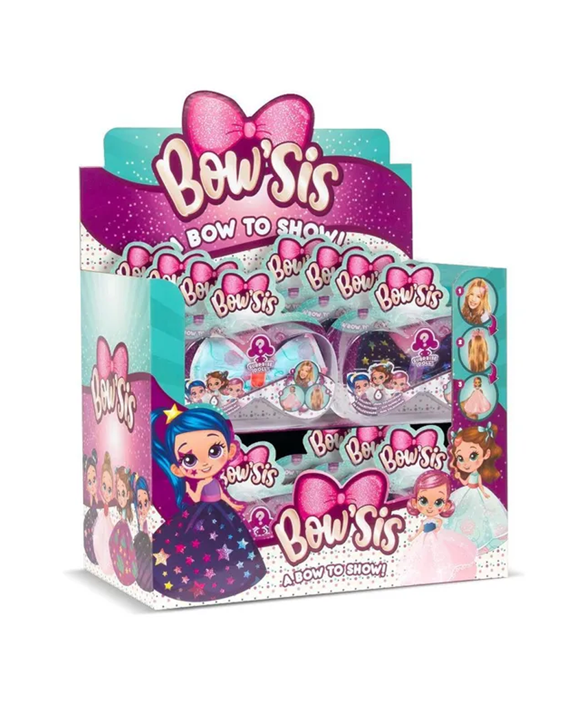 دمية باوزيس الصغيرة المتنوعة (قطعة واحدة) من آي إم سي تويز، دمية مفاجأة قابلة للتجميع مع ملحق فيونكة مخفية، ألعاب للبنات من سن 3 سنوات فما فوق