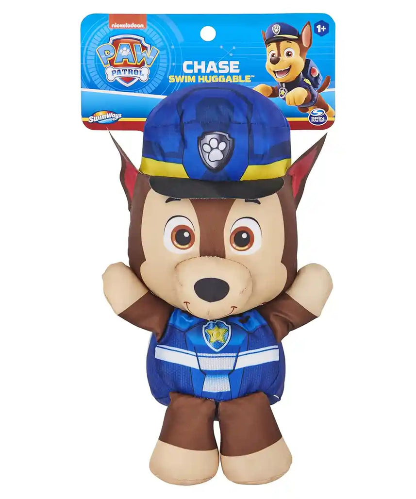 SwimWays Paw Patrol Swim Huggable Chase, Soft Floating Pool Toy, Kids Water Companion, Bath & Pool Fun