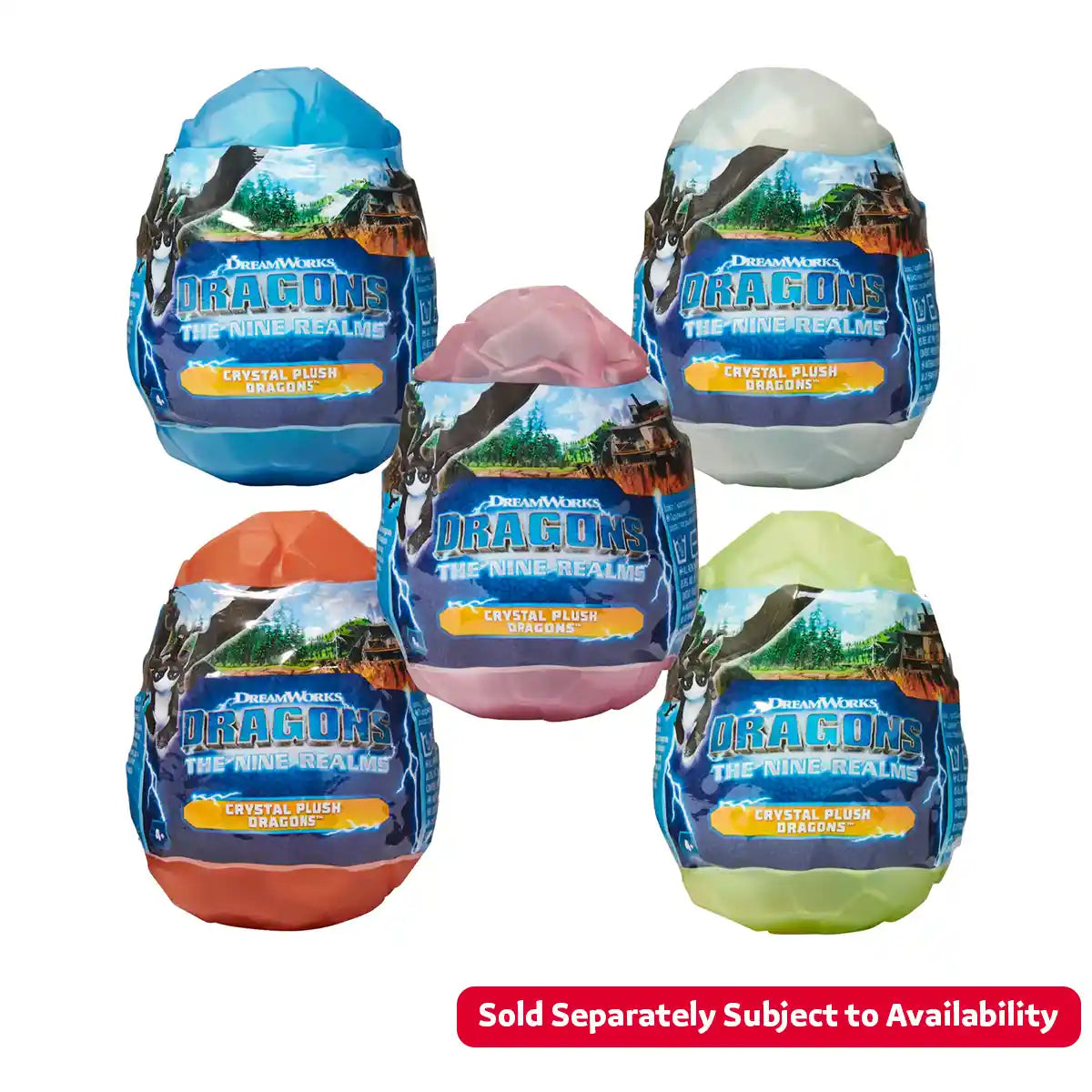 لعبة دريم ووركس دراغونز ريلمز الكريستالية المحشوة، لعبة مفاجأة بيضة التنين، لعبة تنين صغيرة محشوة قابلة للتجميع، بلا أسنان، غضب خفيف، ذبابة عاصفة، جناح، صيف، لعبة تنين ناعمة قابلة للعناق للأطفال من سن 4 سنوات فما فوق