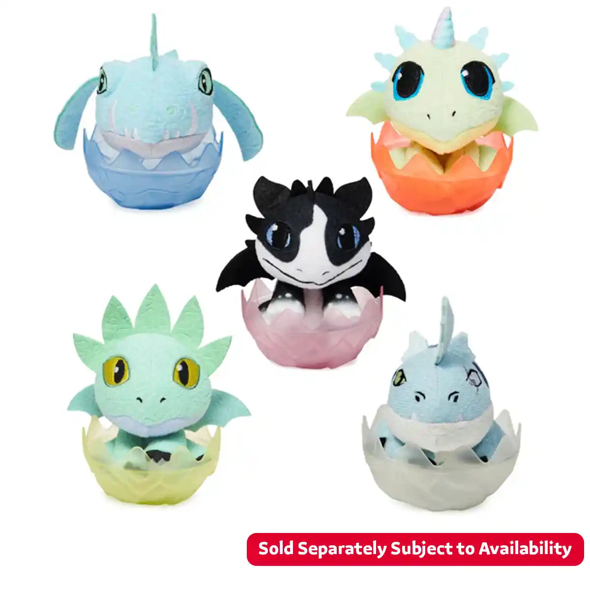 لعبة دريم ووركس دراغونز ريلمز الكريستالية المحشوة، لعبة مفاجأة بيضة التنين، لعبة تنين صغيرة محشوة قابلة للتجميع، بلا أسنان، غضب خفيف، ذبابة عاصفة، جناح، صيف، لعبة تنين ناعمة قابلة للعناق للأطفال من سن 4 سنوات فما فوق