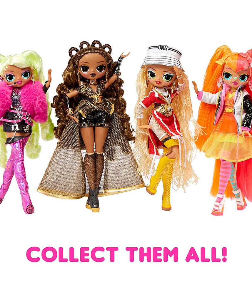 LOL Surprise OMG Fierce Swag Fashion Doll, Collector-Quality Poseable Doll with 15 Fashion Accessories, 11.5 Inch, Ages 5-8