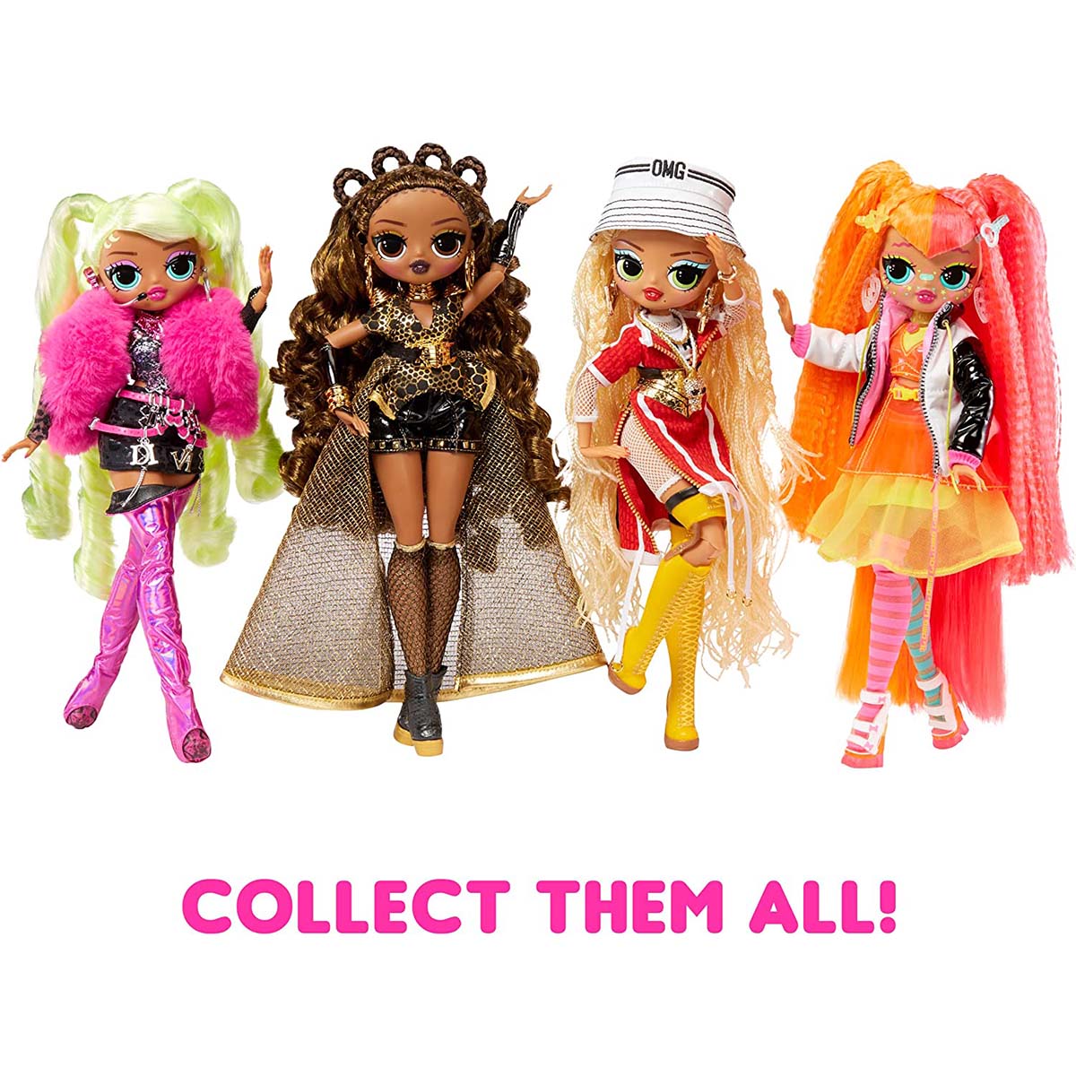 LOL Surprise OMG Fierce Swag Fashion Doll, Collector-Quality Poseable Doll with 15 Fashion Accessories, 11.5 Inch, Ages 5-8