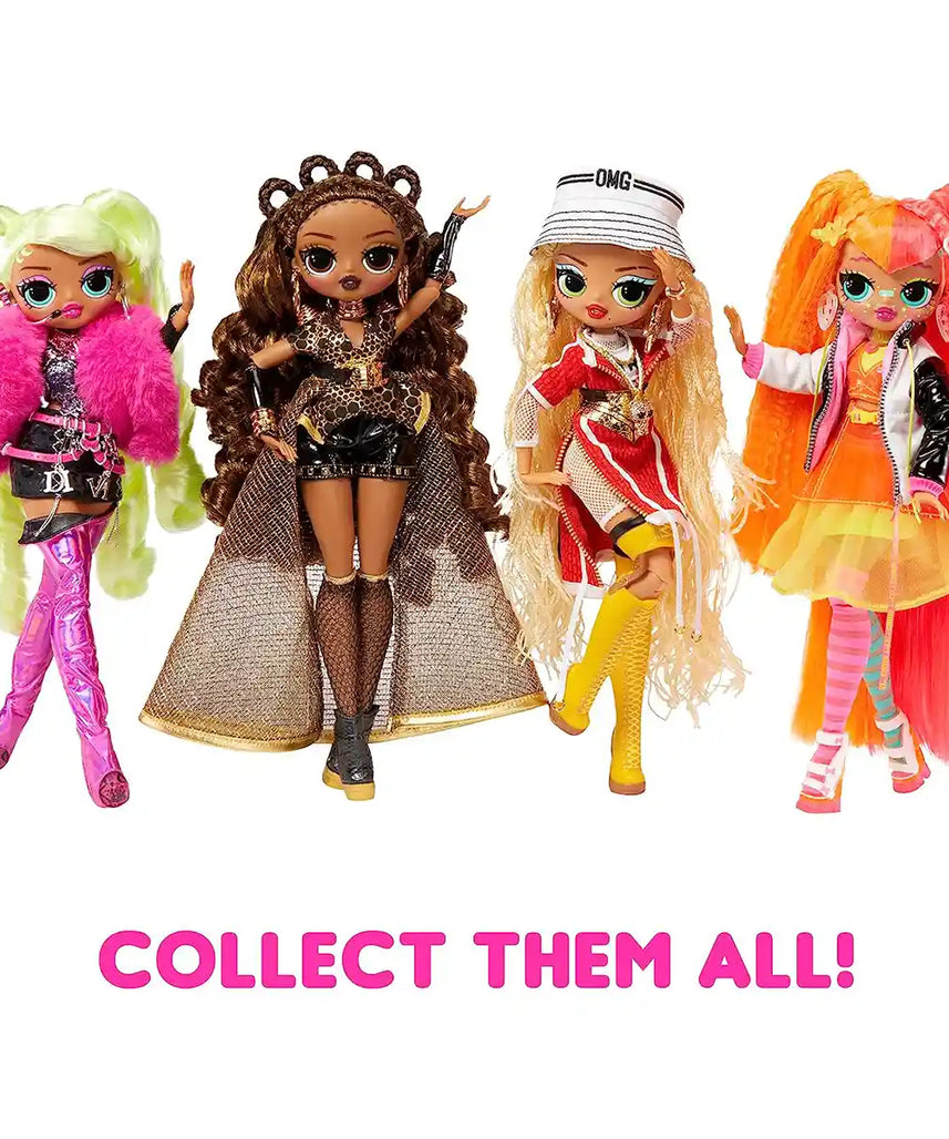 LOL Surprise OMG Fierce Lady Diva Fashion Doll, Collector-Quality Poseable Doll with 15 Fashion Accessories, 11.5 Inch, Ages 5-8