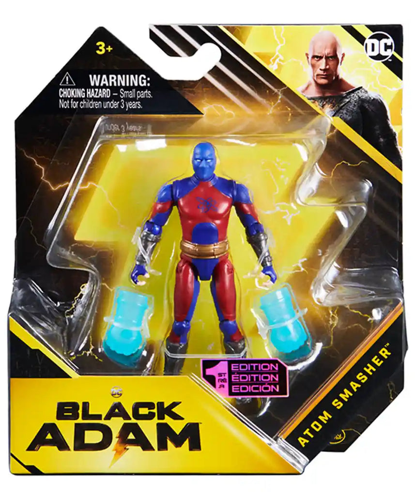 مجسم دي سي بلاك آدم، مقاس 4 بوصات، مجسم صغير قابل للتجميع مع مفصلات، لعبة بطل خارق للأطفال، شخصيات متنوعة من فيلم بلاك آدم، مغامرة خيالية
