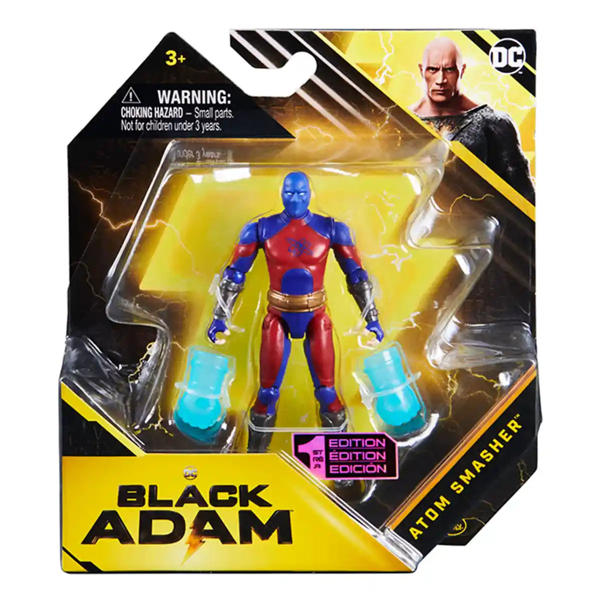 مجسم دي سي بلاك آدم، مقاس 4 بوصات، مجسم صغير قابل للتجميع مع مفصلات، لعبة بطل خارق للأطفال، شخصيات متنوعة من فيلم بلاك آدم، مغامرة خيالية