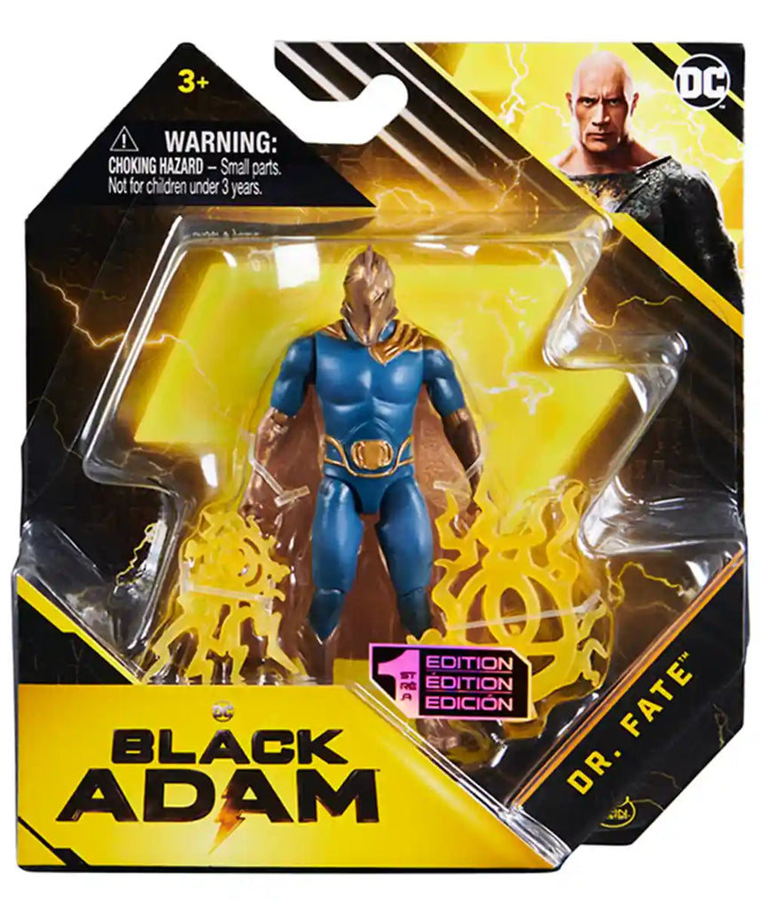 مجسم دي سي بلاك آدم، مقاس 4 بوصات، مجسم صغير قابل للتجميع مع مفصلات، لعبة بطل خارق للأطفال، شخصيات متنوعة من فيلم بلاك آدم، مغامرة خيالية