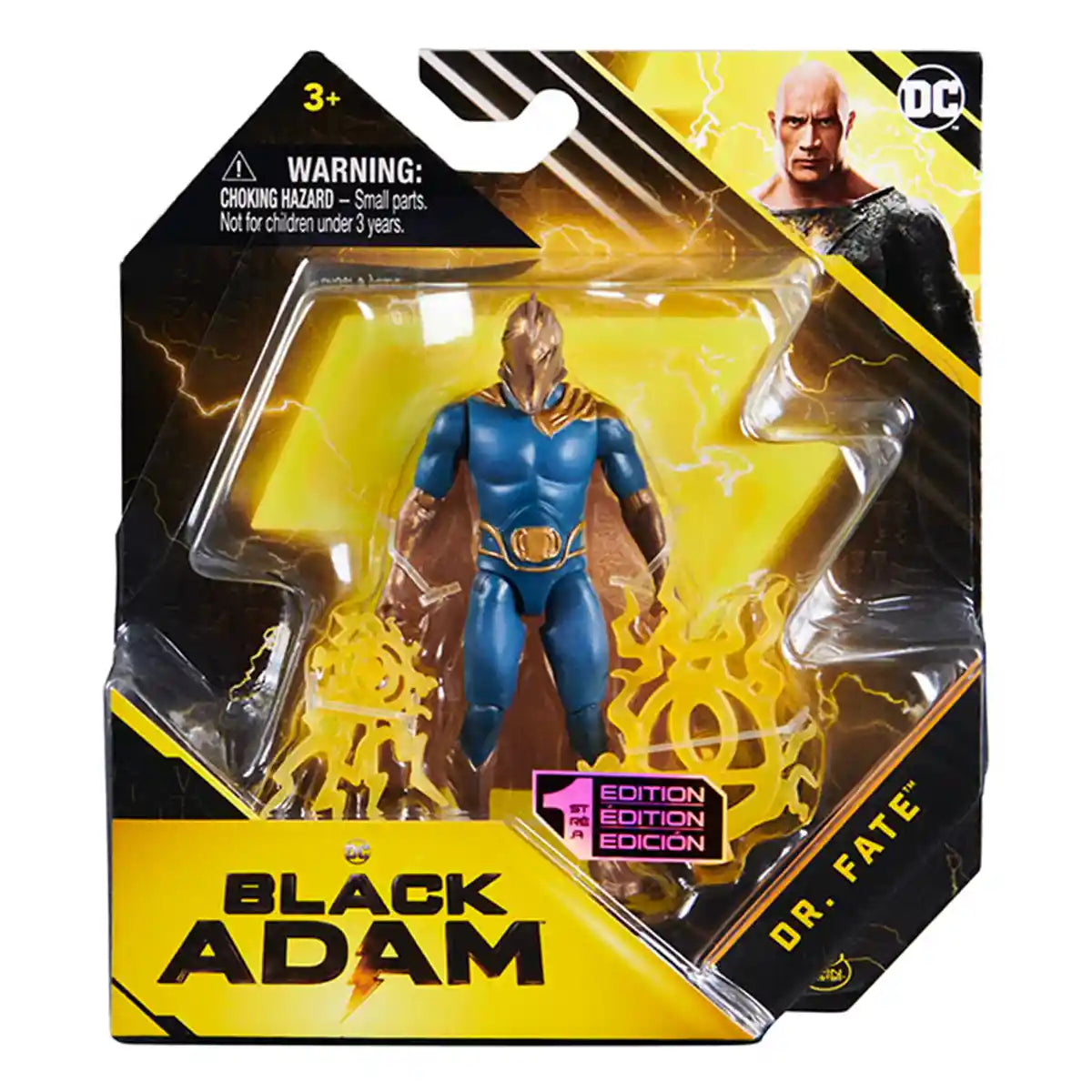 مجسم دي سي بلاك آدم، مقاس 4 بوصات، مجسم صغير قابل للتجميع مع مفصلات، لعبة بطل خارق للأطفال، شخصيات متنوعة من فيلم بلاك آدم، مغامرة خيالية