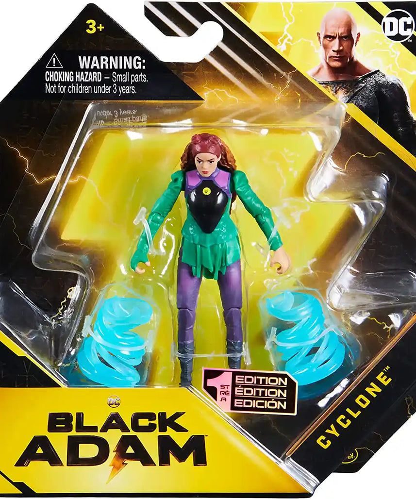 مجسم دي سي بلاك آدم، مقاس 4 بوصات، مجسم صغير قابل للتجميع مع مفصلات، لعبة بطل خارق للأطفال، شخصيات متنوعة من فيلم بلاك آدم، مغامرة خيالية
