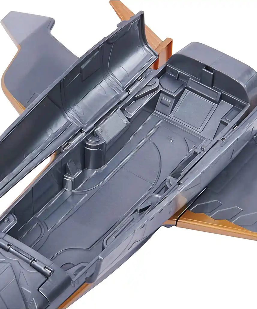 مجموعة ألعاب دي سي كوميكس هوك كروزر باترول مع شخصيات بلاك آدم وهوكمان المتحركة مقاس 4 بوصات، لعبة الأبطال الخارقين بطول 16 بوصة للأطفال من سن 4 سنوات فما فوق