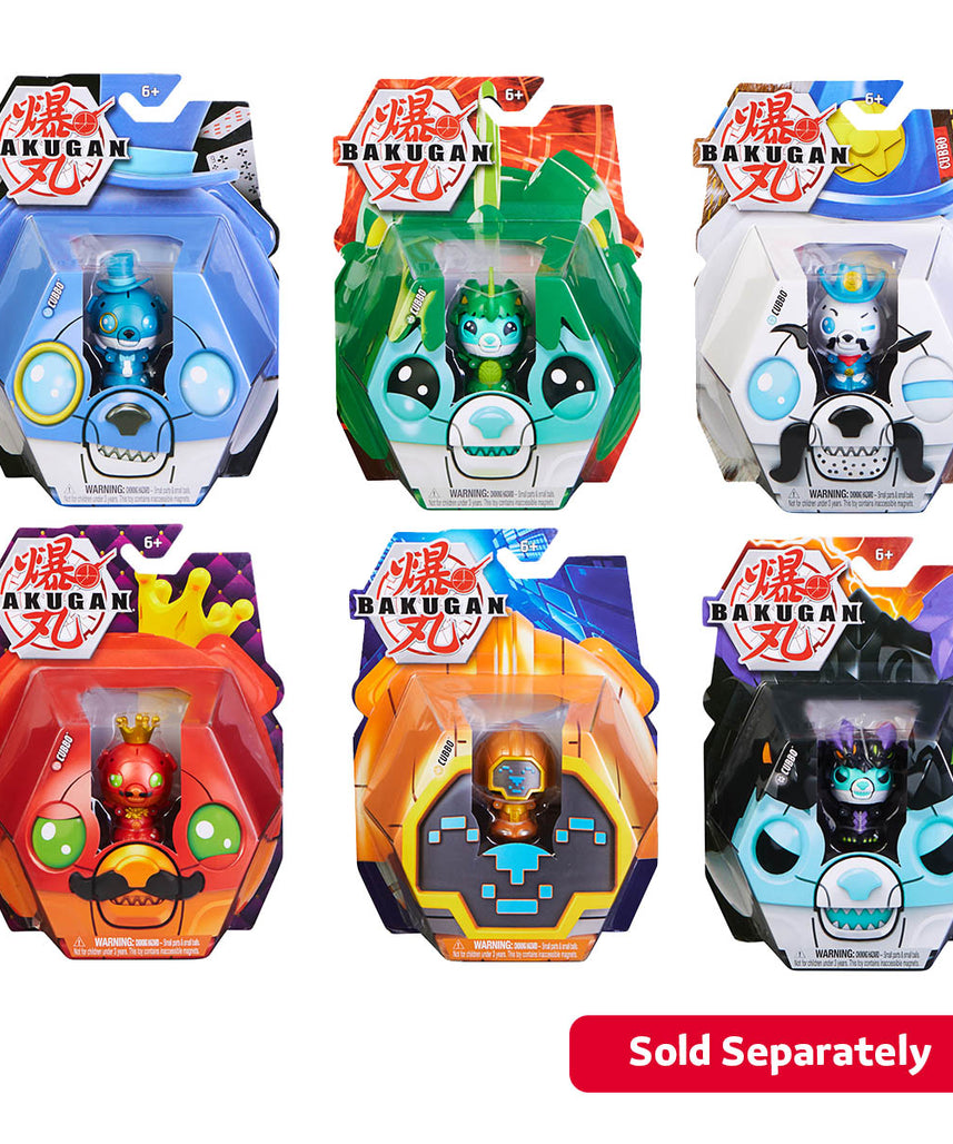 Bakugan Core Cubbo 1-PK S4 Assorted, Platinum Metal Battle Figure Toy, Transforming Action Toy for Kids 6+