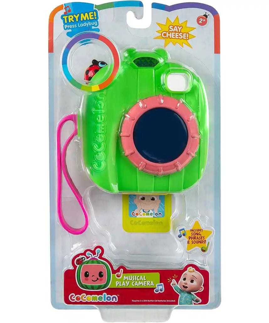CoComelon Musical Play Camera, Battery Operated Toy with Sounds, Lights & Interactive JJ Features, Fun Roleplay Toy for Kids Ages 2+