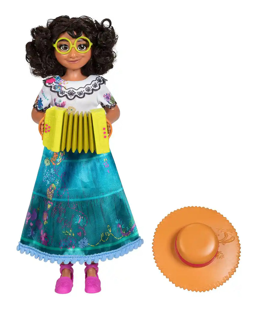 دمية ديزني إنكانتو المغنية ميرابل مع الأكورديون، دمية أزياء موسيقية مع ملحقات، لعبة مرخصة رسميًا للأطفال من سن 3 سنوات فما فوق