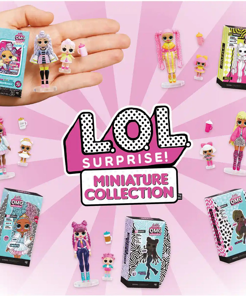 مجموعة ألعاب MGA Miniverse LOL Surprise المصغرة، مجموعة متنوعة من قطعة واحدة، مجموعة دمى قابلة للتجميع للأطفال من سن 4 سنوات فما فوق