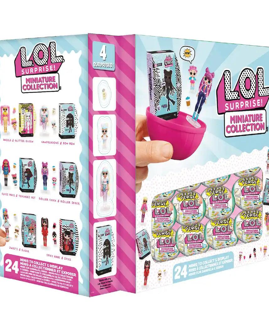 مجموعة ألعاب MGA Miniverse LOL Surprise المصغرة، مجموعة متنوعة من قطعة واحدة، مجموعة دمى قابلة للتجميع للأطفال من سن 4 سنوات فما فوق