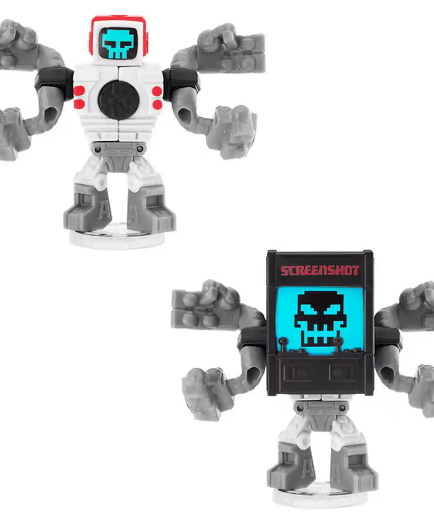 مجموعة ألعاب Akedo Legends of Powerstorm Giants Single Pack Screenshot 2.0 مع وحدة تحكم Button Bash ودرع Double Strike، لعبة محارب قتال للأطفال، للأعمار من 6 سنوات فما فوق - مجموعات ألعاب