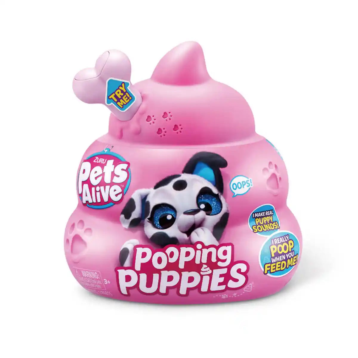 زورو بيتس ألايف بوب بابي سربرايز - لعبة تفاعلية ناعمة للغاية، سحرية متغيرة اللون، جرو قابل للتجميع للأطفال من سن 3 سنوات فما فوق