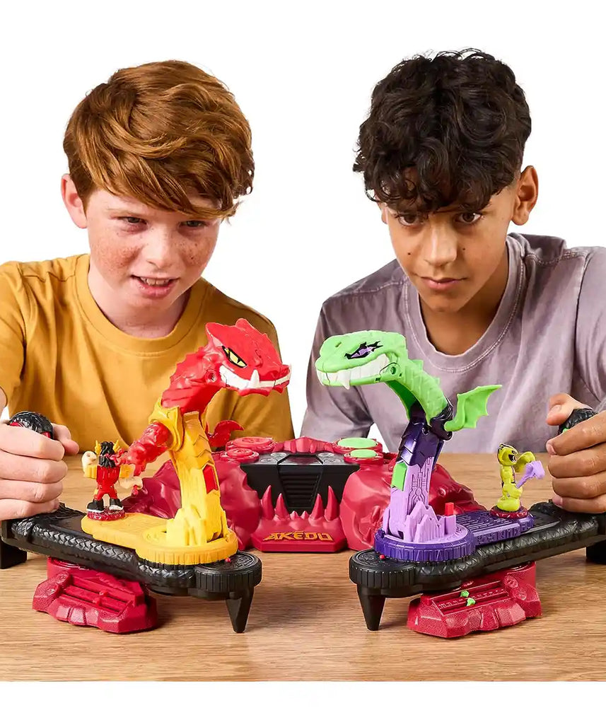 مجموعة ألعاب موس تويز أكيدو ليجندز أوف أكيدو بيست سترايك سيربنت فيوري أرينا مع محاربين حصريين وأضواء وأصوات للأطفال من سن 6 سنوات فما فوق - مجموعات ألعاب