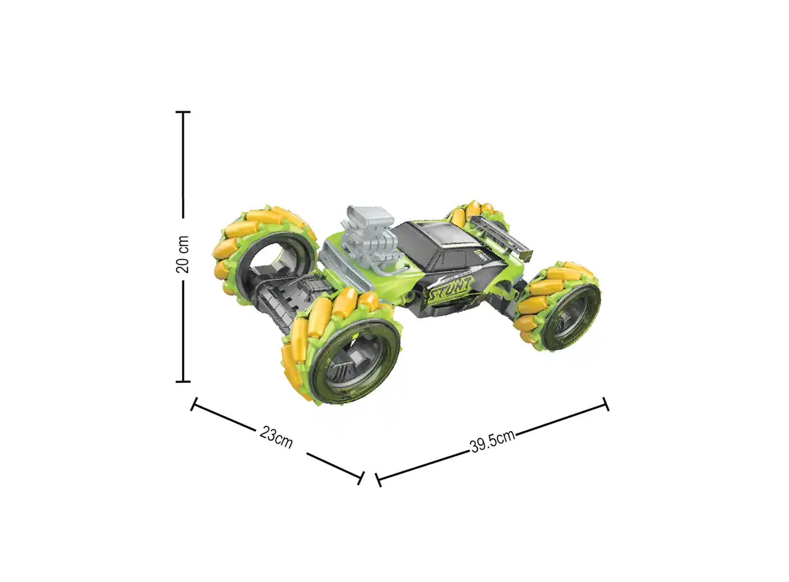 Crazon Stunt Off-Road RC Car 1:14 Scale, 360° Spin Drift Remote Control Car with 2.4GHz Controller, LED Lights, Rechargeable Battery, High-Speed RC Vehicle for Kids 3+ Years