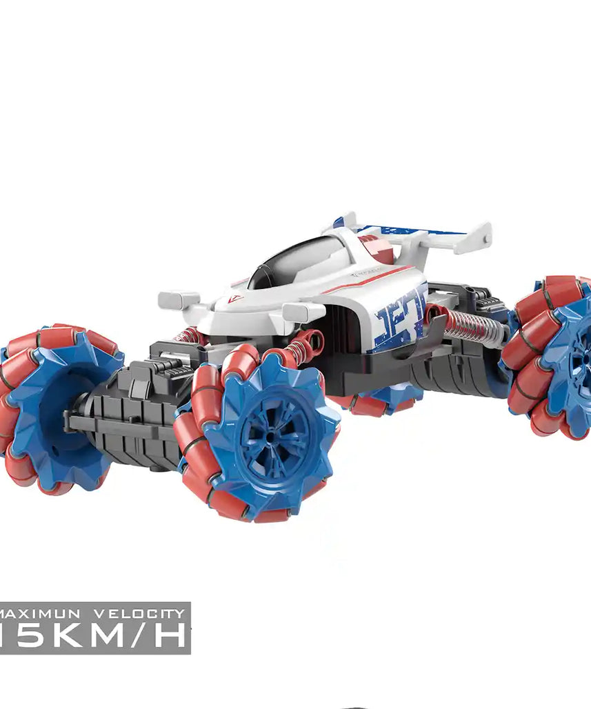 سيارة كريزون سبيد دريفت 1:14 تعمل بالتحكم عن بعد - 2.4 جيجاهرتز، تدور 360 درجة، مركبة دريفت وألعاب بهلوانية مع بطارية قابلة لإعادة الشحن، مناسبة للأعمار من 3 سنوات فما فوق