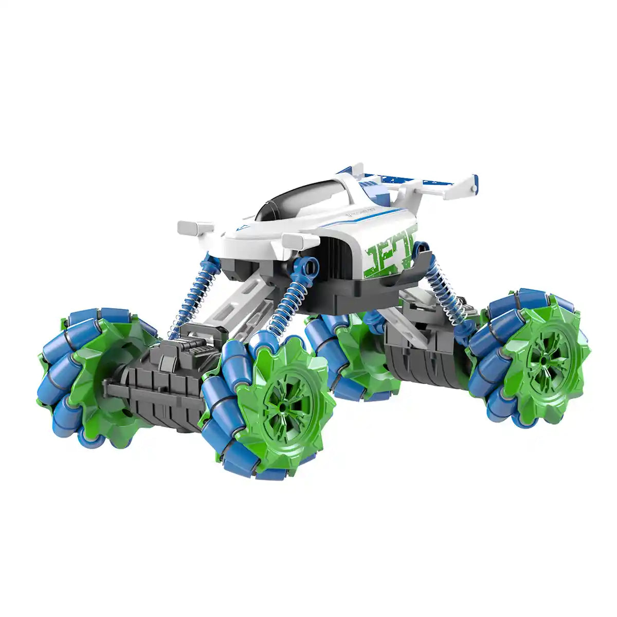 سيارة كريزون سبيد دريفت 1:14 تعمل بالتحكم عن بعد - 2.4 جيجاهرتز، تدور 360 درجة، مركبة دريفت وألعاب بهلوانية مع بطارية قابلة لإعادة الشحن، مناسبة للأعمار من 3 سنوات فما فوق