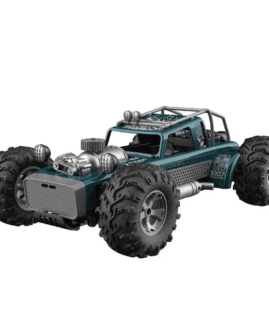 CRAZON Smoking Punk Vintage R/C Car – 1:10 Scale, 2.4G High-Speed Spray Drift Car with Lights, 25m Remote Distance, 3Yrs+