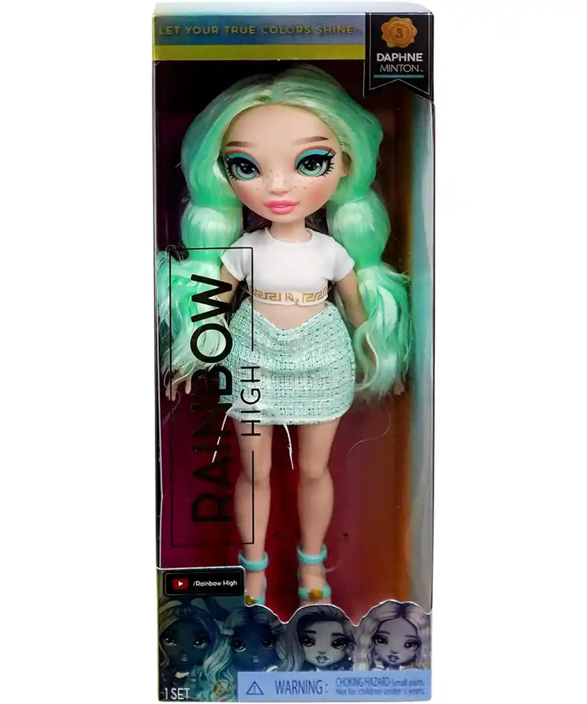 Rainbow High Daphne Minton Fashion Doll for Girls, Trendy Removable Outfit & Accessories, Creative Play, Stylish Collectible Toy, Gift for Kids Ages 3+