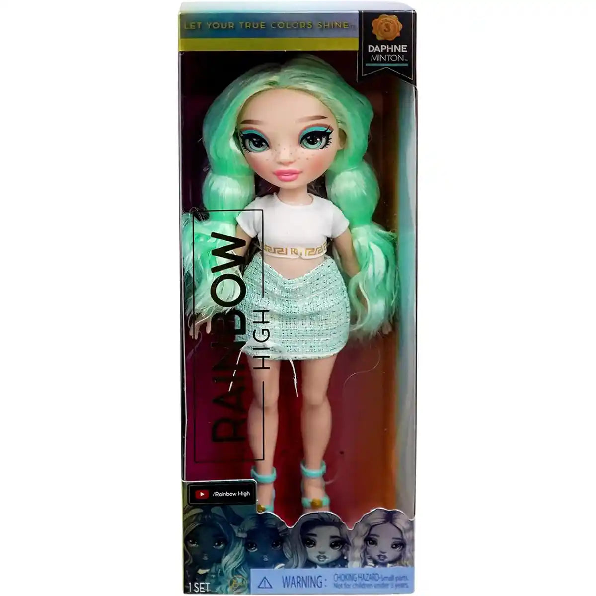 Rainbow High Daphne Minton Fashion Doll for Girls, Trendy Removable Outfit & Accessories, Creative Play, Stylish Collectible Toy, Gift for Kids Ages 3+