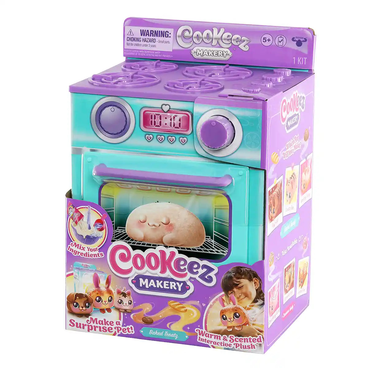 لعبة تفاعلية محشوة من كوكيز ماكري، مخبوزة ومفاجئة في الفرن، حيوانات أليفة برائحة دافئة، للأطفال من سن 5 سنوات فما فوق، شخصيات ألعاب تفاعلية محشوة