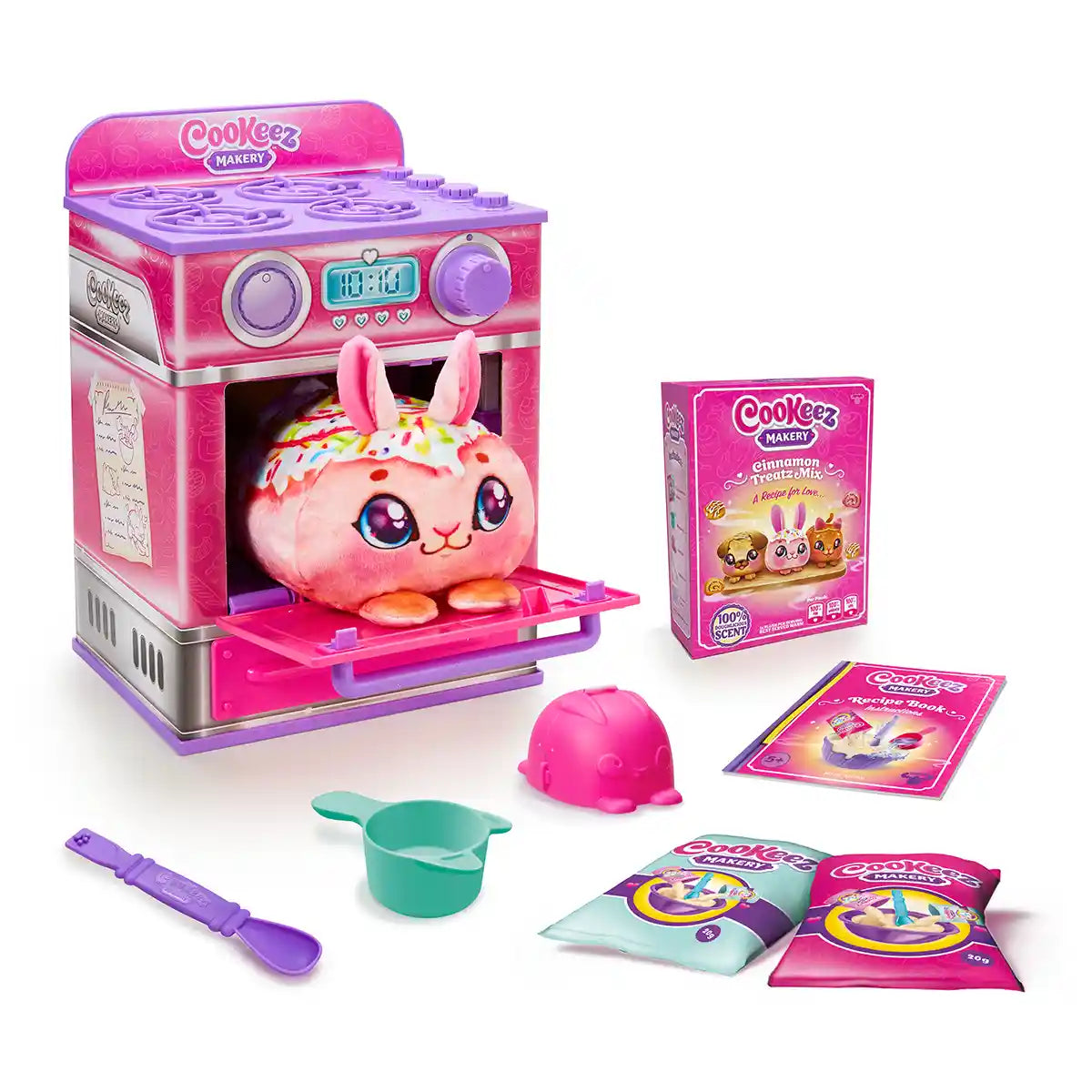 لعبة تفاعلية محشوة بنكهة القرفة من كوكيز ماكري، حيوانات أليفة برائحة دافئة، للأطفال من سن 5 سنوات فما فوق، شخصيات ألعاب تفاعلية محشوة