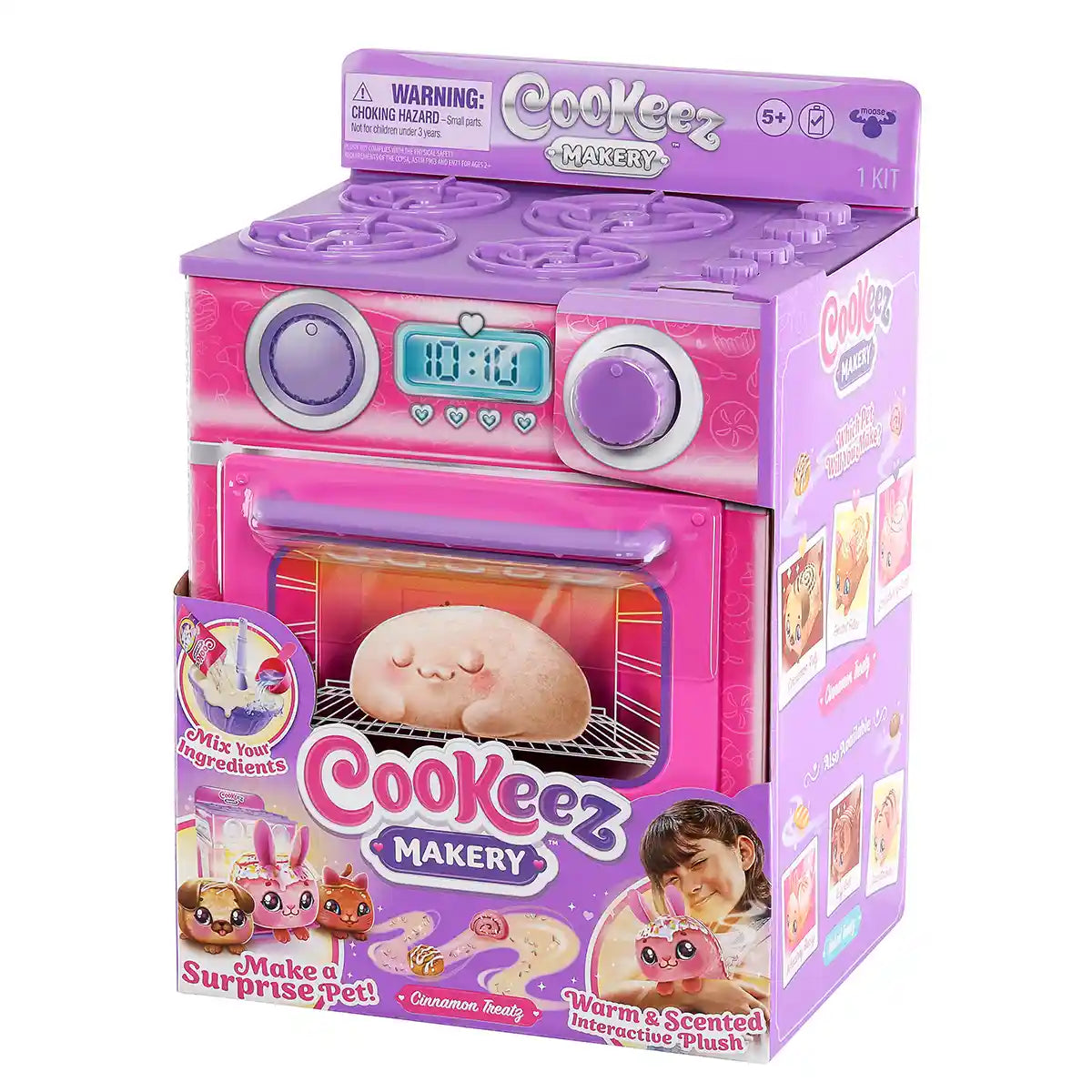 لعبة تفاعلية محشوة بنكهة القرفة من كوكيز ماكري، حيوانات أليفة برائحة دافئة، للأطفال من سن 5 سنوات فما فوق، شخصيات ألعاب تفاعلية محشوة