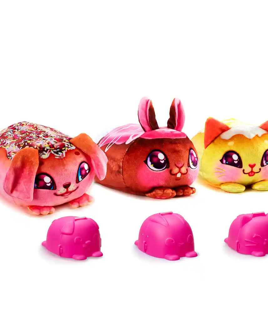 لعبة تفاعلية محشوة من كوكيز ماكري سويت تريتز أوفن سربرايز، حيوانات أليفة دافئة معطرة بأصوات، للأطفال من سن 3 سنوات فما فوق، شخصيات ألعاب تفاعلية محشوة