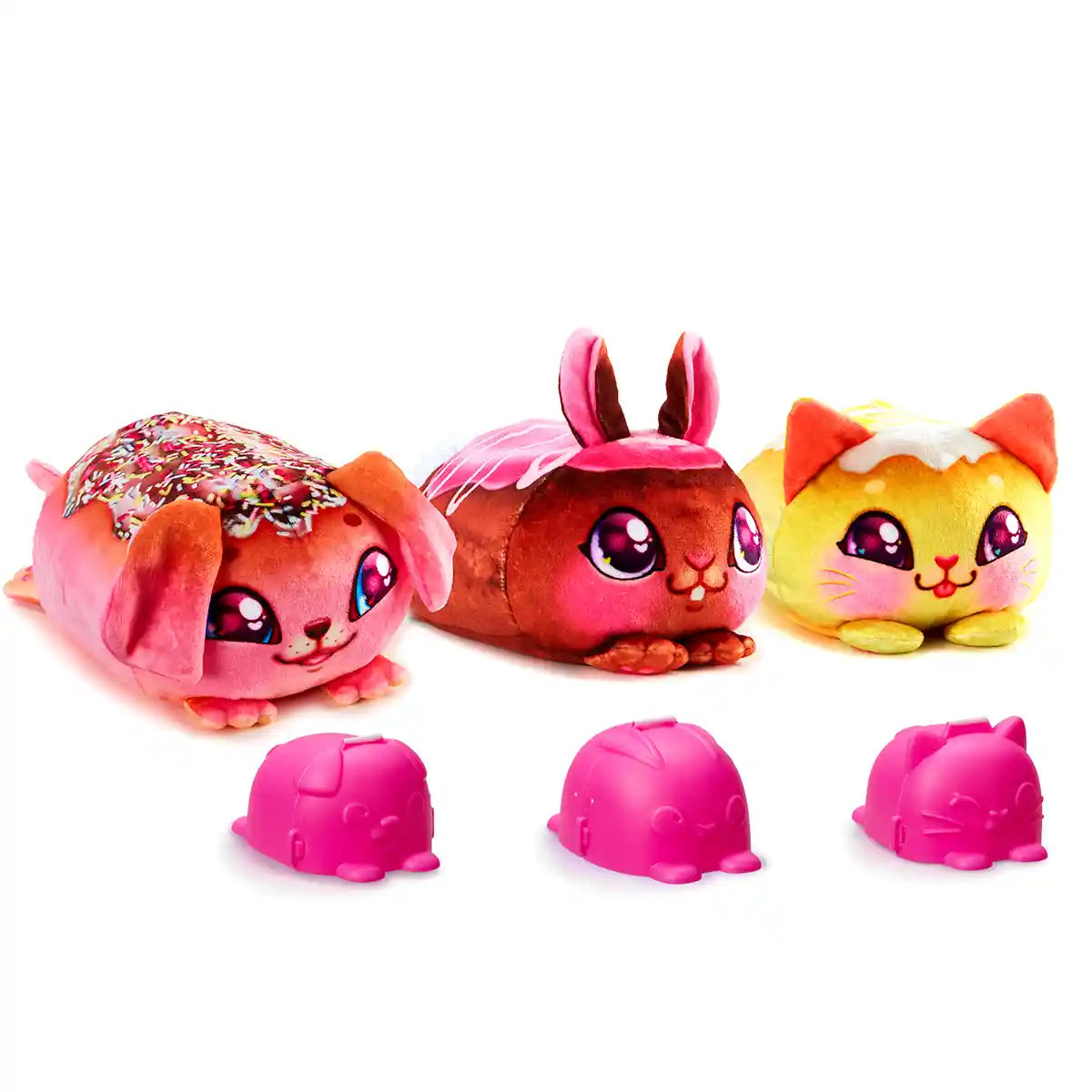 لعبة تفاعلية محشوة من كوكيز ماكري سويت تريتز أوفن سربرايز، حيوانات أليفة دافئة معطرة بأصوات، للأطفال من سن 3 سنوات فما فوق، شخصيات ألعاب تفاعلية محشوة