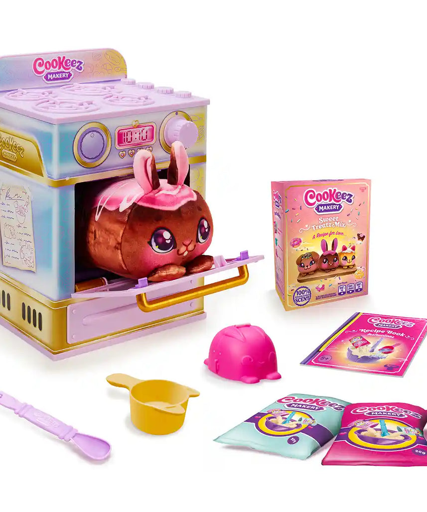 لعبة تفاعلية محشوة من كوكيز ماكري سويت تريتز أوفن سربرايز، حيوانات أليفة دافئة معطرة بأصوات، للأطفال من سن 3 سنوات فما فوق، شخصيات ألعاب تفاعلية محشوة