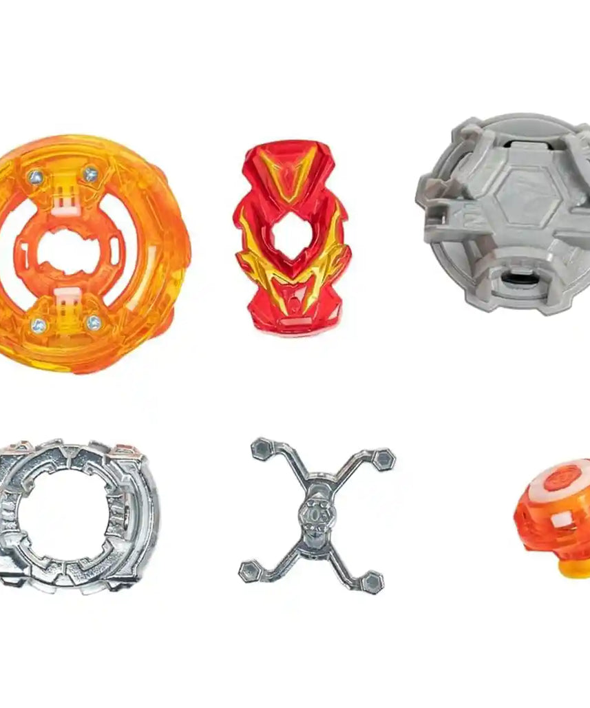 BeyBattle Burst Takara Tomy Cosmic Valtryek V5, S4 Starter Beyblade with Launcher and Ripcord, Stamina Spinning Top for Kids