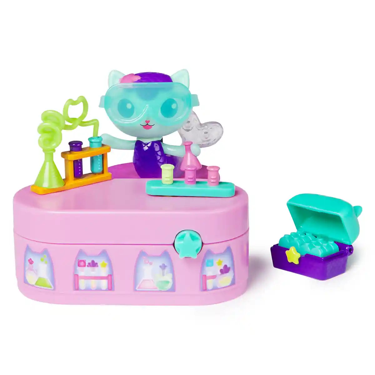 دمية ميركات من سلسلة احتفالات بيت الدمية من غابي، دمية حركة بأذرع متدحرجة، مجموعة أثاث بيت الدمية، إكسسوارات وألعاب مفاجئة للأطفال، هدية تظاهرية قابلة للتجميع