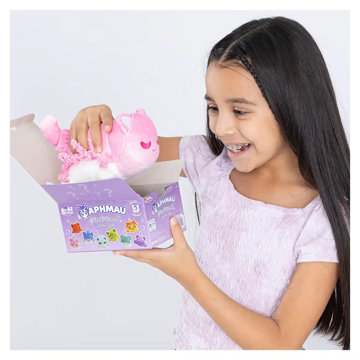 مجموعة أفماو ميني ميستري، 6 بوصات، من القطيفة تحت البحر، سلسلة 5، عبوة من 4 قطع، منتجات أفماو الرسمية، 8 دمى ميمياو القطيفة الفريدة، ألعاب قطط ناعمة قابلة للتجميع، مجموعة صندوق ألعاب يوتيوب المخملي المخفية للأطفال والمعجبين