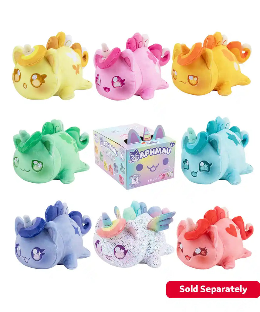 دمية أفماو ميمياو الصغيرة الغامضة، مقاس 6 بوصات، من مجموعة يونيكورن، صندوق أعمى، لعبة قطة محشوة قابلة للتجميع للأطفال من سن 3 سنوات فما فوق، حيوانات محشوة وألعاب قطيفة