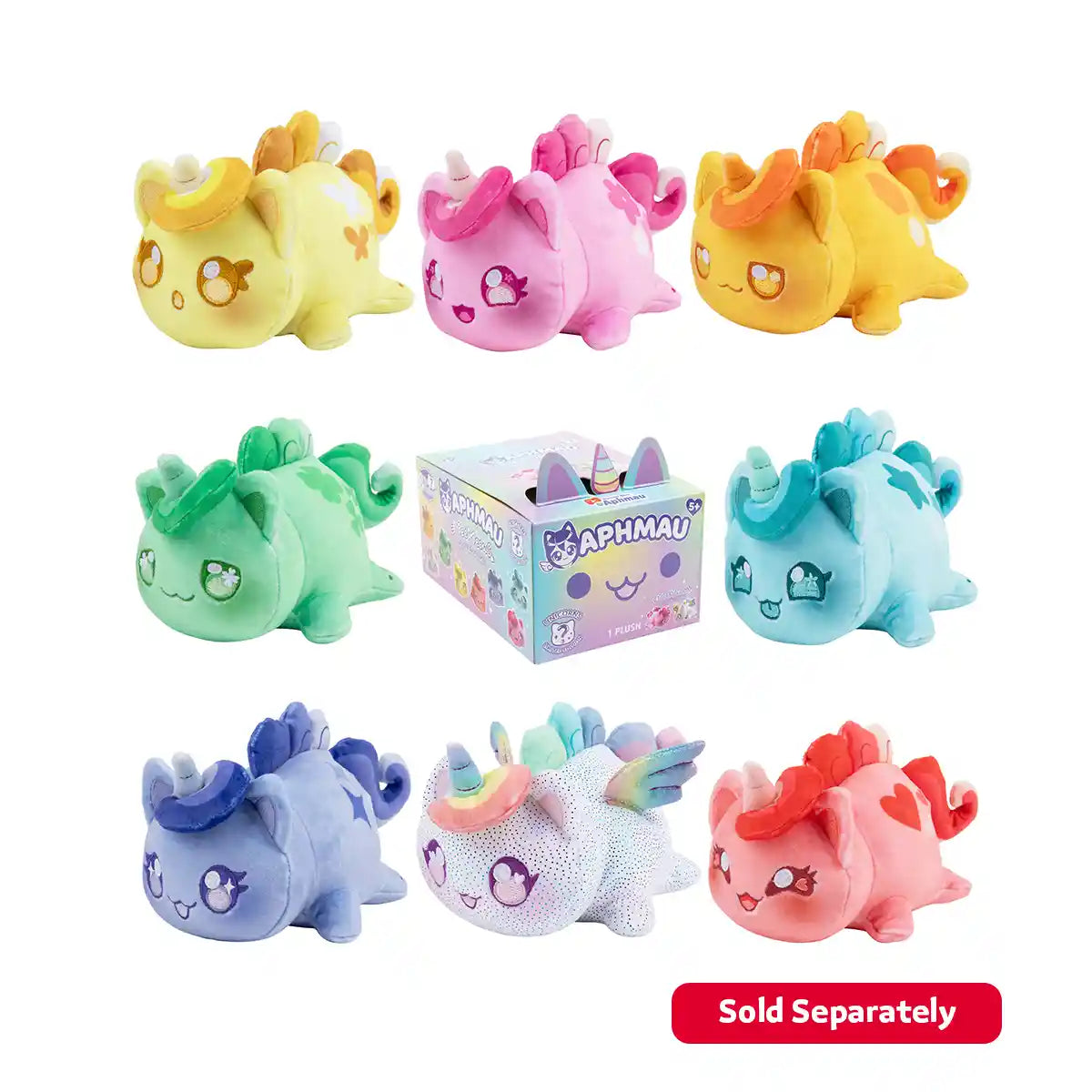 دمية أفماو ميمياو الصغيرة الغامضة، مقاس 6 بوصات، من مجموعة يونيكورن، صندوق أعمى، لعبة قطة محشوة قابلة للتجميع للأطفال من سن 3 سنوات فما فوق، حيوانات محشوة وألعاب قطيفة