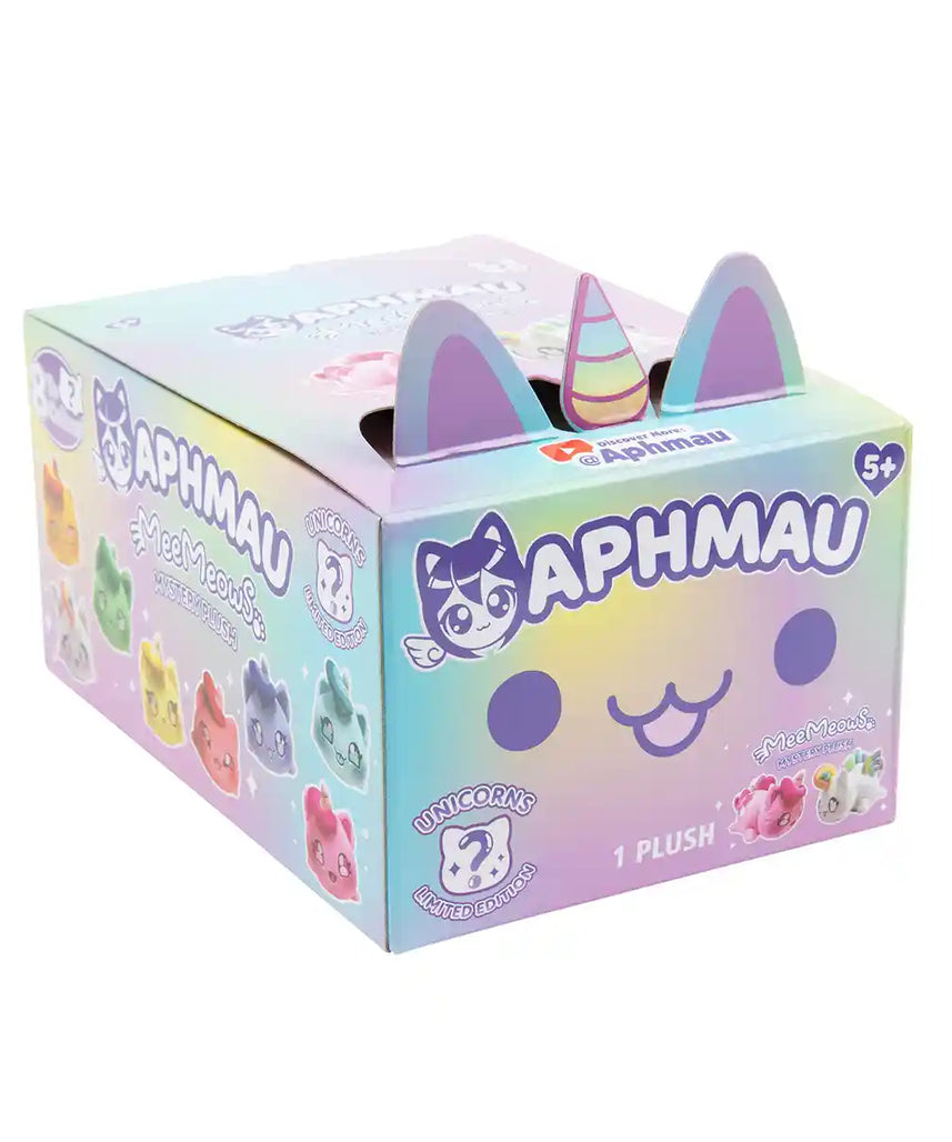 دمية أفماو ميمياو الصغيرة الغامضة، مقاس 6 بوصات، من مجموعة يونيكورن، صندوق أعمى، لعبة قطة محشوة قابلة للتجميع للأطفال من سن 3 سنوات فما فوق، حيوانات محشوة وألعاب قطيفة