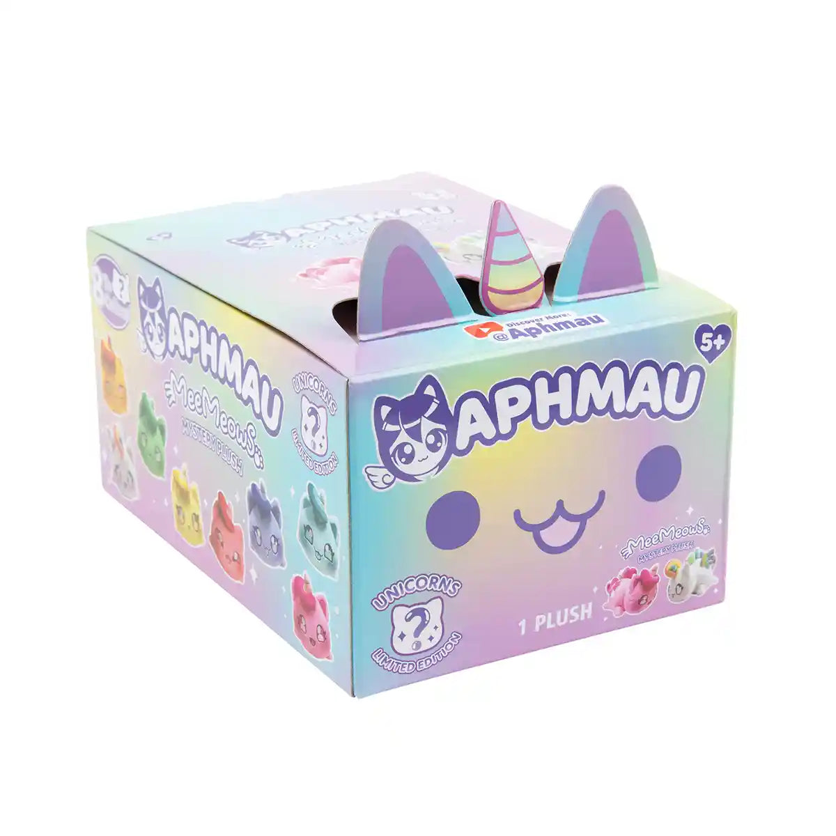 دمية أفماو ميمياو الصغيرة الغامضة، مقاس 6 بوصات، من مجموعة يونيكورن، صندوق أعمى، لعبة قطة محشوة قابلة للتجميع للأطفال من سن 3 سنوات فما فوق، حيوانات محشوة وألعاب قطيفة