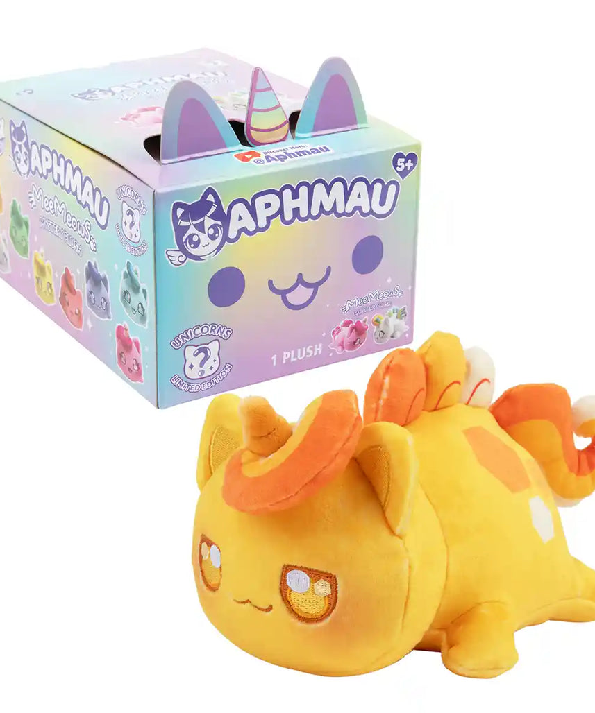 دمية أفماو ميمياو الصغيرة الغامضة، مقاس 6 بوصات، من مجموعة يونيكورن، صندوق أعمى، لعبة قطة محشوة قابلة للتجميع للأطفال من سن 3 سنوات فما فوق، حيوانات محشوة وألعاب قطيفة
