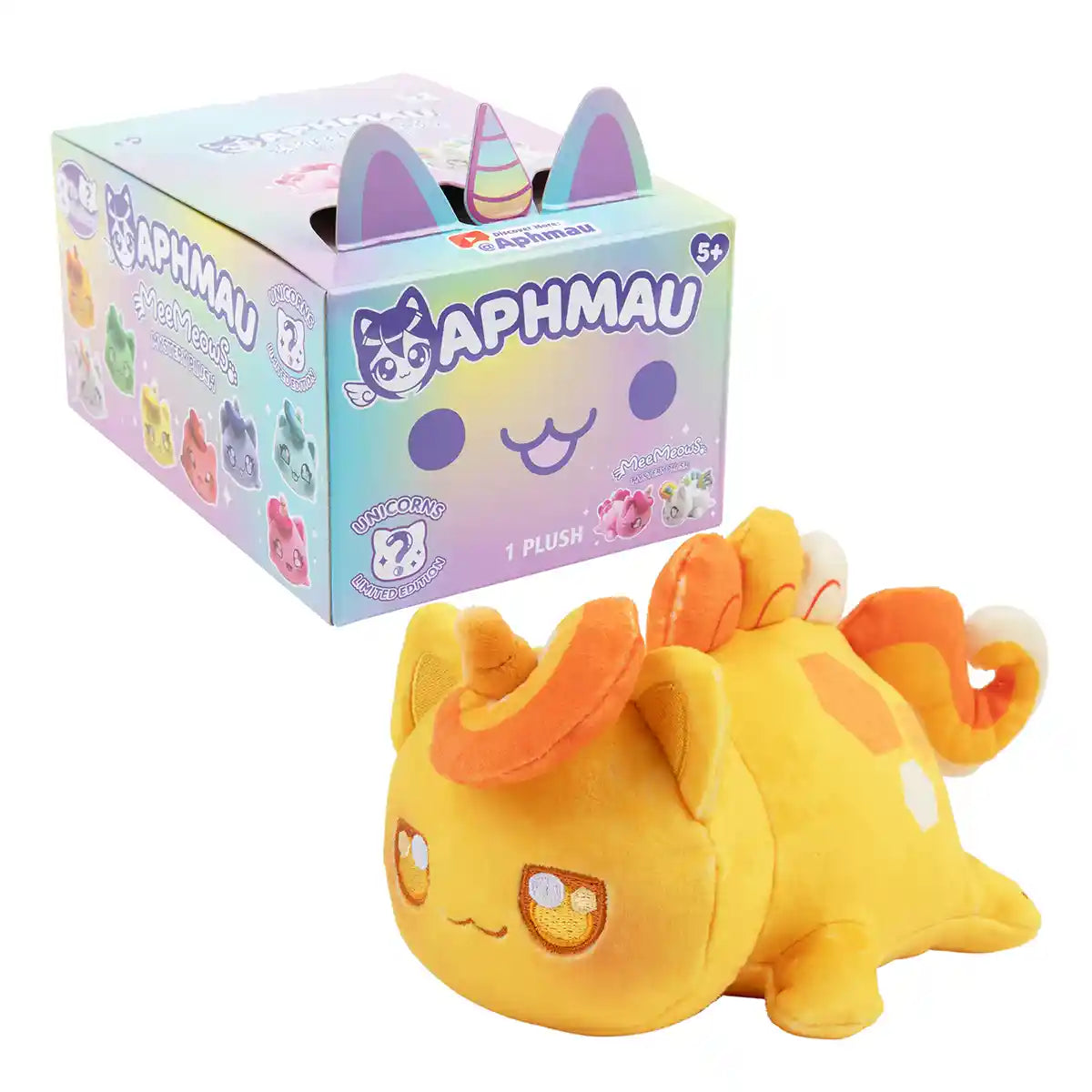 دمية أفماو ميمياو الصغيرة الغامضة، مقاس 6 بوصات، من مجموعة يونيكورن، صندوق أعمى، لعبة قطة محشوة قابلة للتجميع للأطفال من سن 3 سنوات فما فوق، حيوانات محشوة وألعاب قطيفة