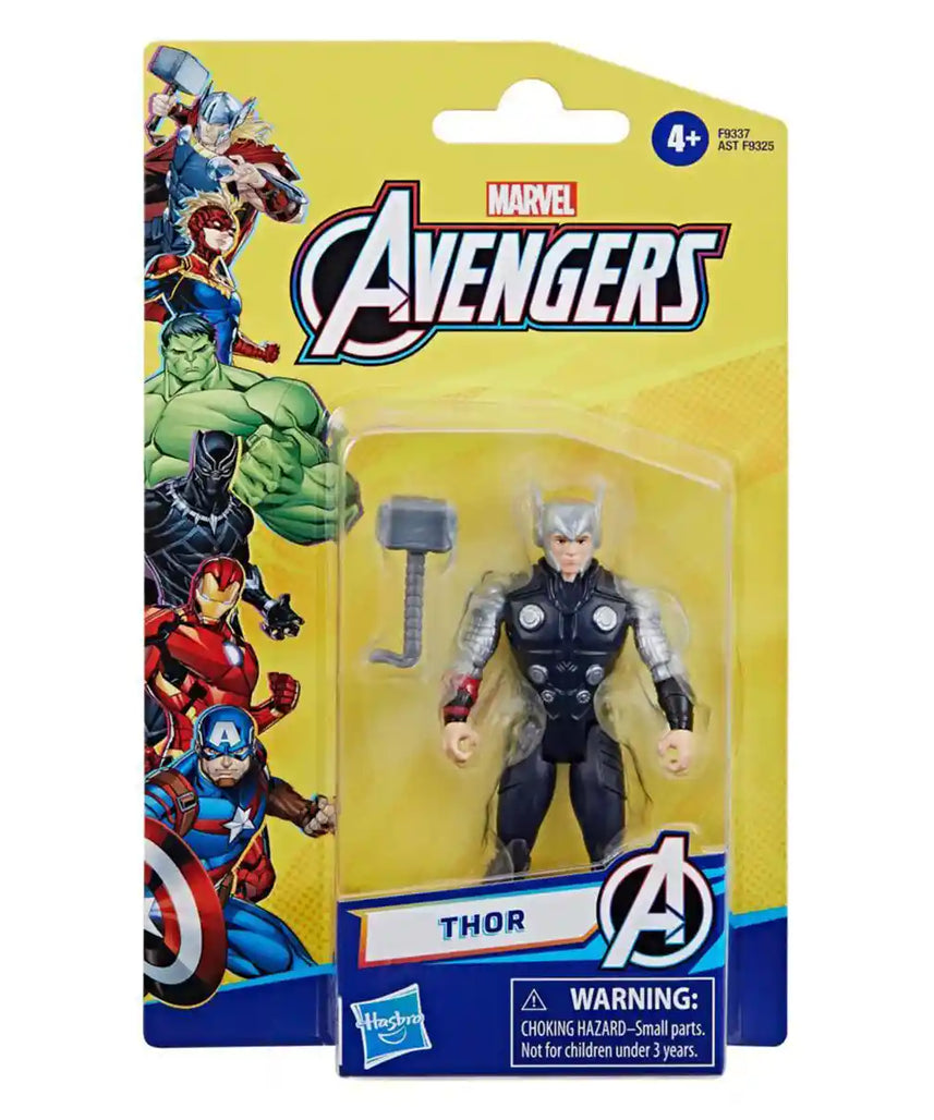 مجسم ثور من مارفل أفينجرز، مقاس 4 بوصات، قابل للتعديل، مزود بمطرقة - F9337