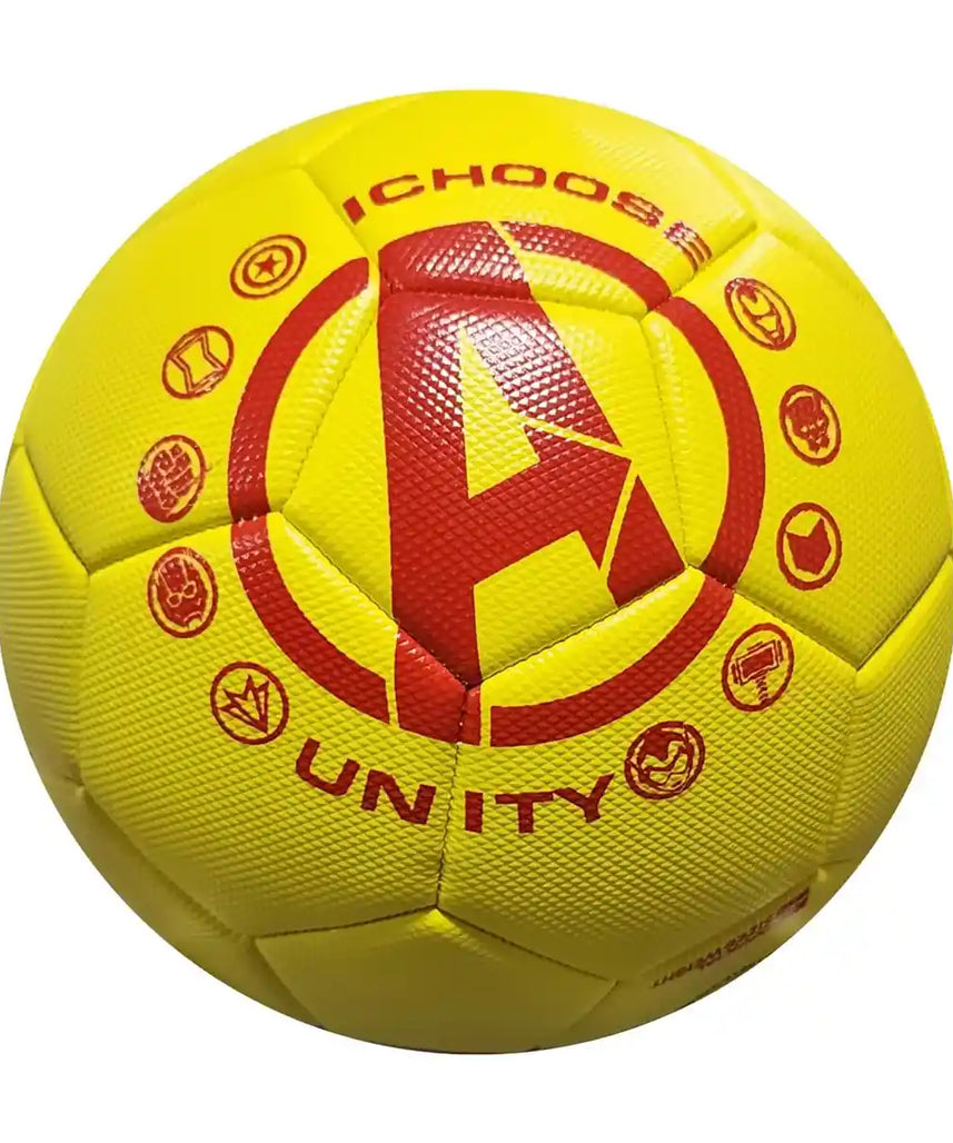 Marvel Iron Man Themed Football PVC Rubber, Durable Composite Cover, Consistent Bounce, Grip for Kids Ages 2+
