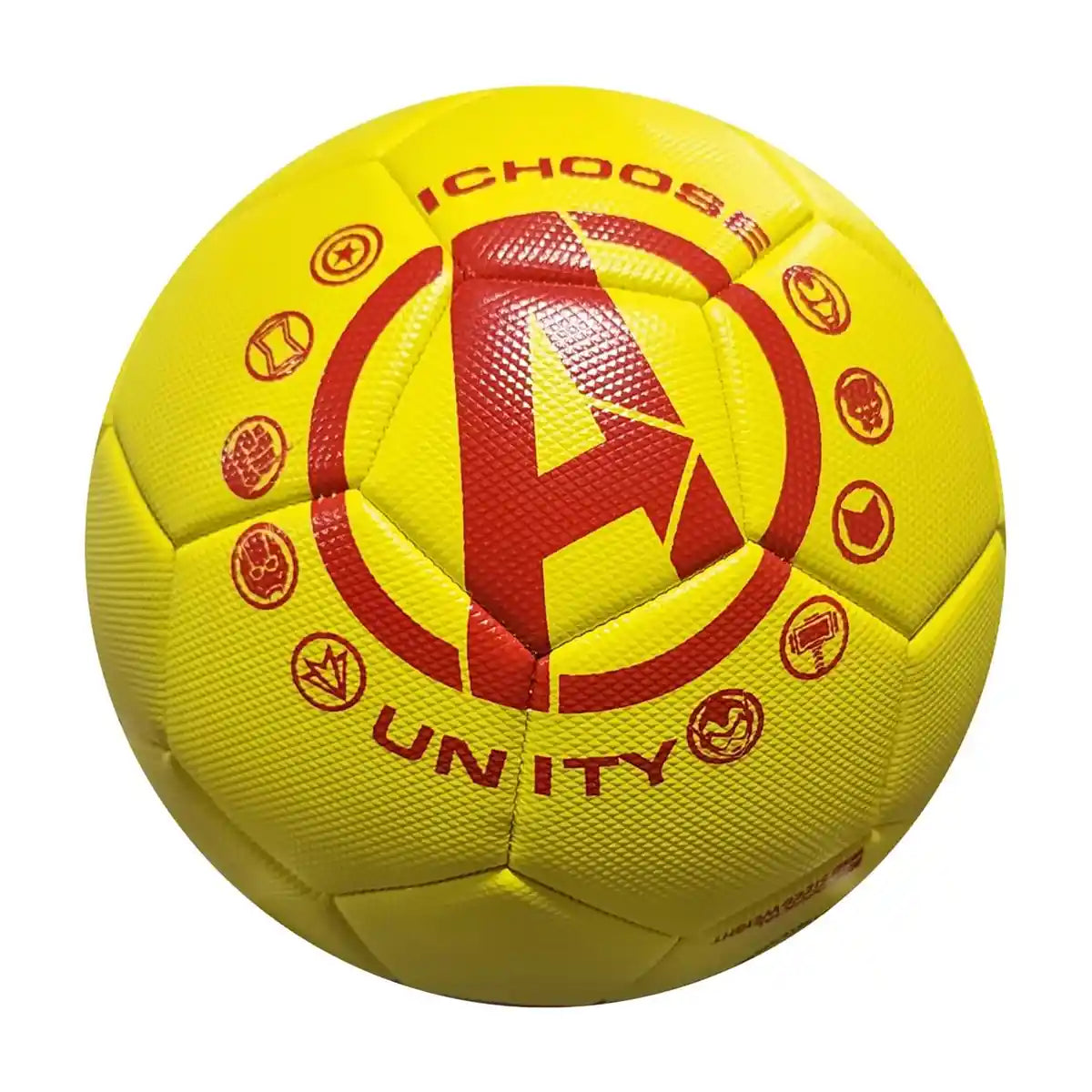 Marvel Iron Man Themed Football PVC Rubber, Durable Composite Cover, Consistent Bounce, Grip for Kids Ages 2+