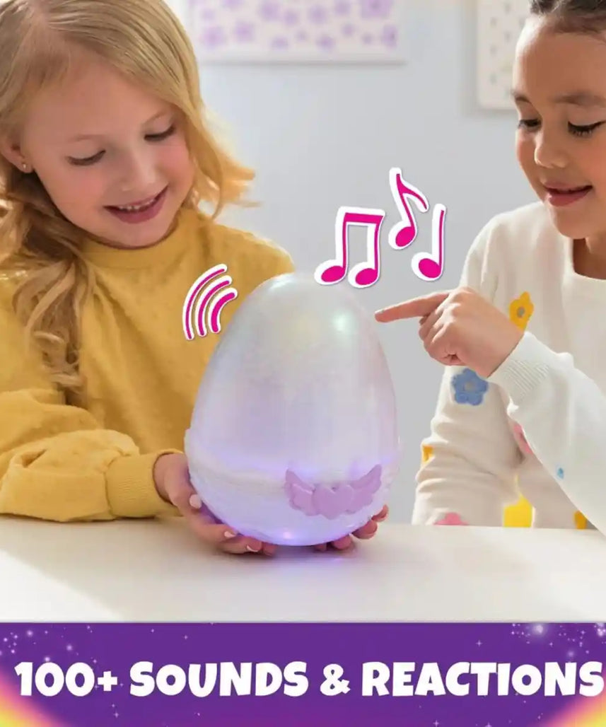 هاتشيمالز ألايف - لعبة بابادي السرية (بيضة الفقس الغامضة) مع ضباب وأضواء وأكثر من 100 صوت - حيوان أليف تفاعلي مفاجئ (قد يختلف الطراز) - للأعمار من 5 سنوات فما فوق