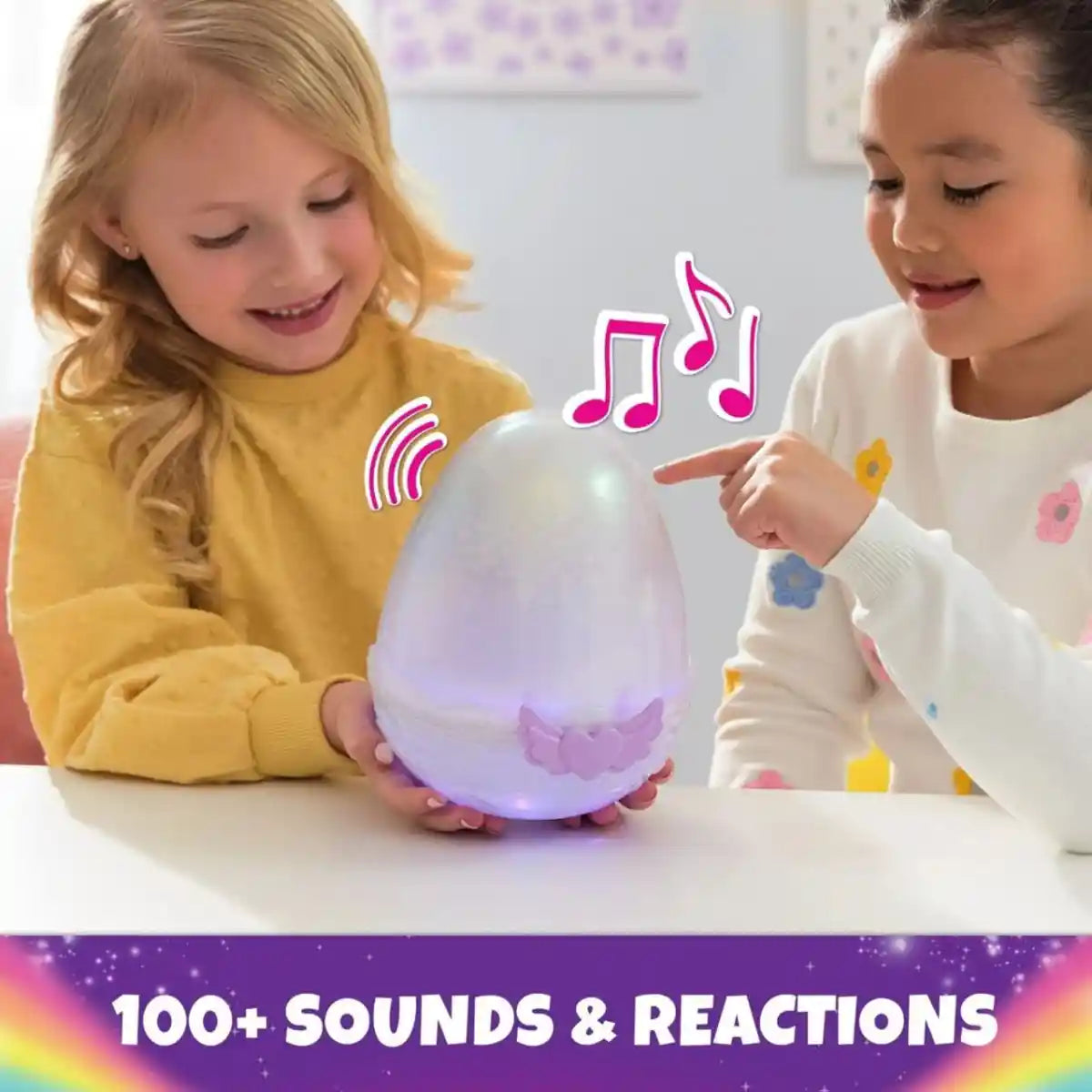 هاتشيمالز ألايف - لعبة بابادي السرية (بيضة الفقس الغامضة) مع ضباب وأضواء وأكثر من 100 صوت - حيوان أليف تفاعلي مفاجئ (قد يختلف الطراز) - للأعمار من 5 سنوات فما فوق